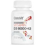 Vitamin D3 8000 + K2 200 mcg 60 Tablets - Nutra Best Europe