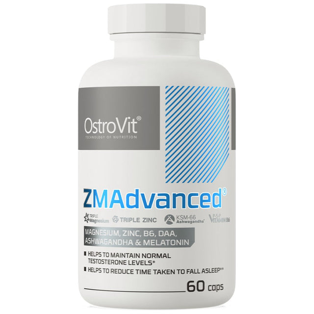 ZMAdvanced Caps | DAA, Ashwagandha and Melatonin 60 capsules - Nutra Best Europe