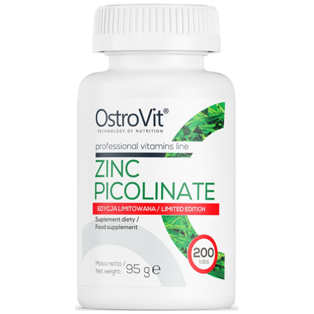 Zinc Picolinate 15 mg / Limited Edition 200 Tablets - Nutra Best Europe
