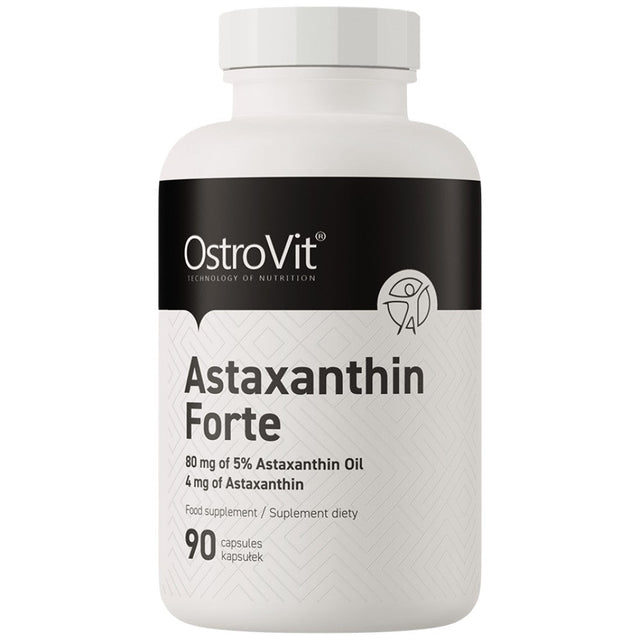 Astaxanthin Forte 4 mg 90 Gel capsules - Nutra Best Europe