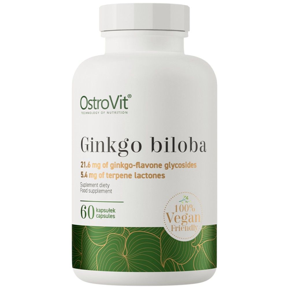 Ginkgo Biloba 90 mg / Vege - 60 capsules - Nutra Best Europe