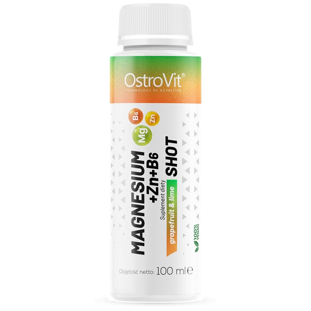 Magnesium + Zn + B6 Shot - 100 ml - Nutra Best Europe