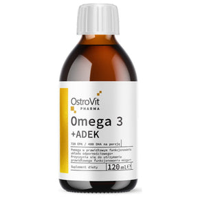 Omega 3 Liquid + ADEK | Vitamin A + D + E + K 120 ml - Nutra Best Europe