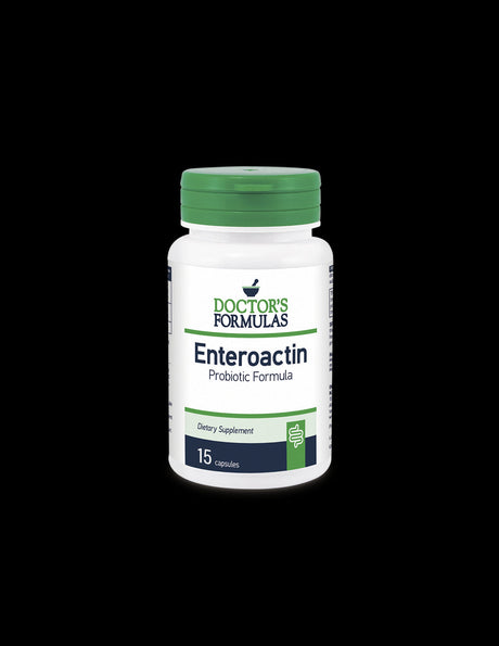 Enteroactin Probiotic Formula, 15 capsules Doctor's Formulas - Nutra Best Europe