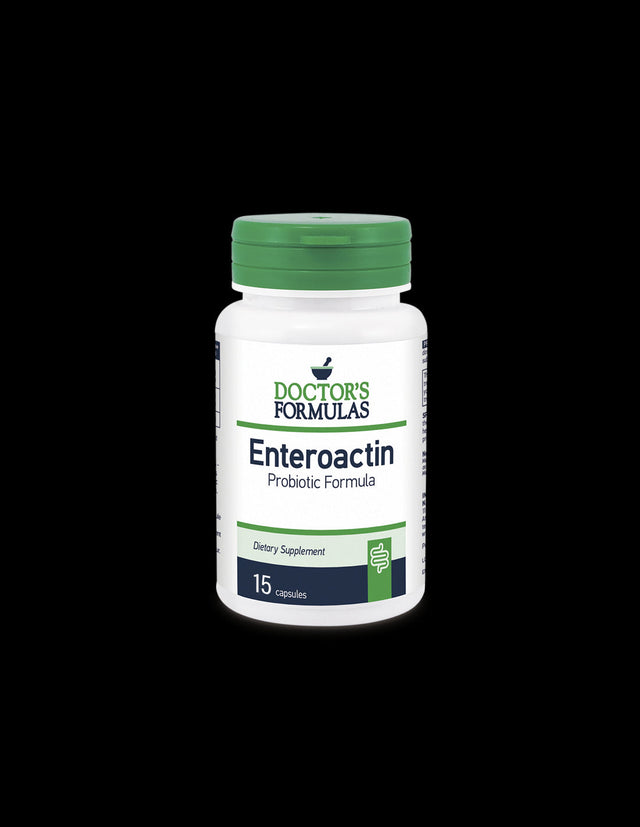 Enteroactin Probiotic Formula, 15 capsules Doctor's Formulas - Nutra Best Europe