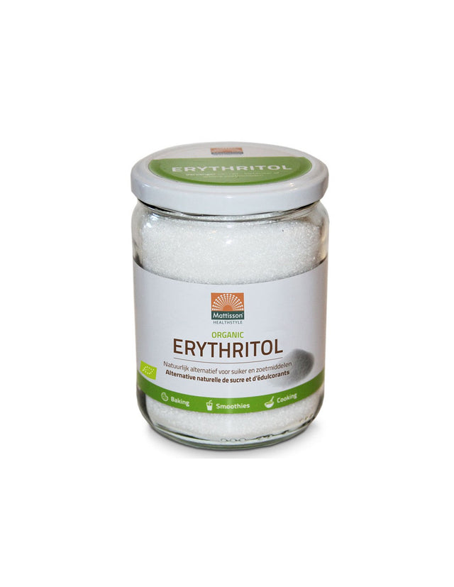 Erythritol (organic), 400 g Mattisson Healthstyle - Nutra Best Europe
