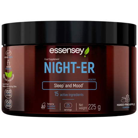 NIGHT-ER | Sleep & Mood with 15 Ingredients - 225 grams - Nutra Best Europe