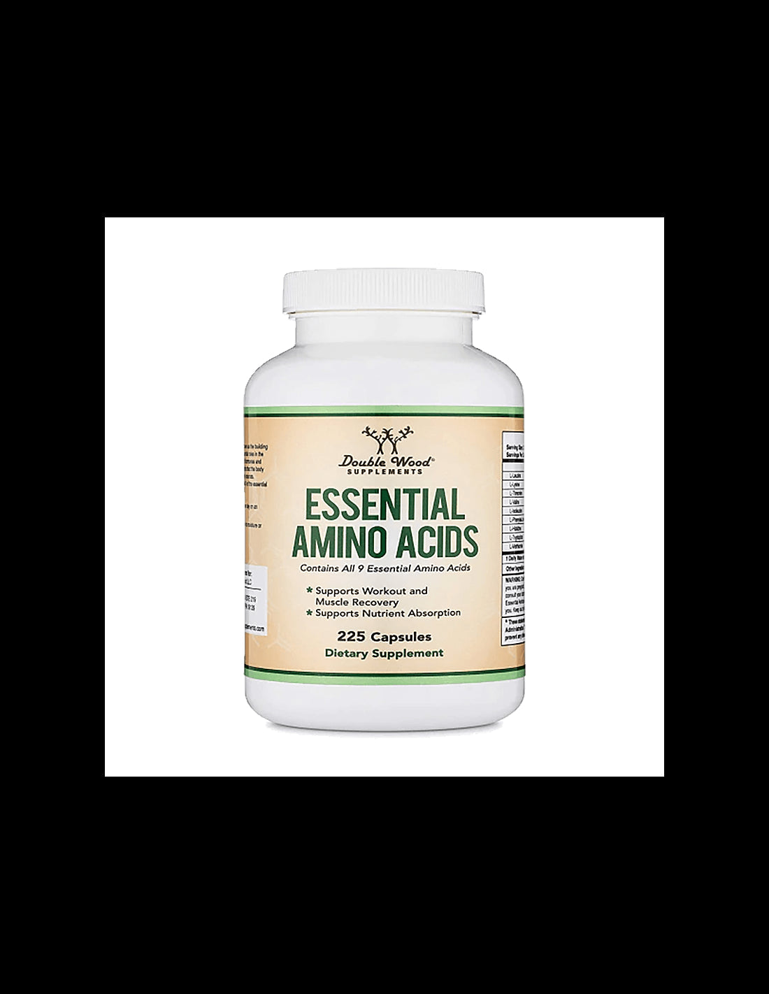 Essential amino acids - Essential amino acids, 225 capsules Double Wood - Nutra Best Europe