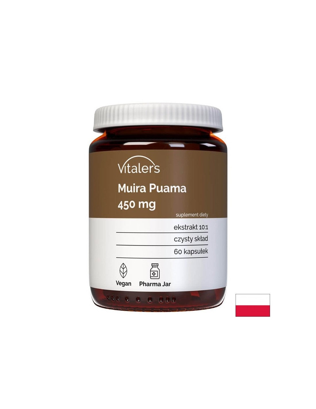 Natural aphrodisiac - Muira Puama, 450 mg x 60 capsules - Nutra Best Europe
