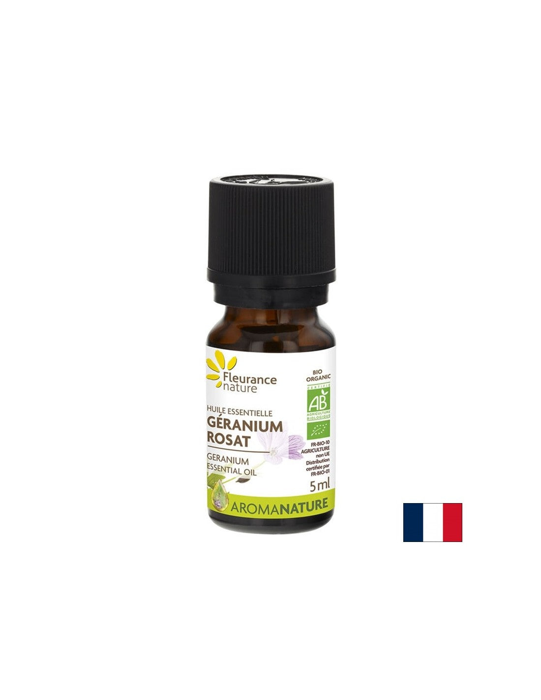 Geranium essential oil, BIO, 5 ml - Nutra Best Europe
