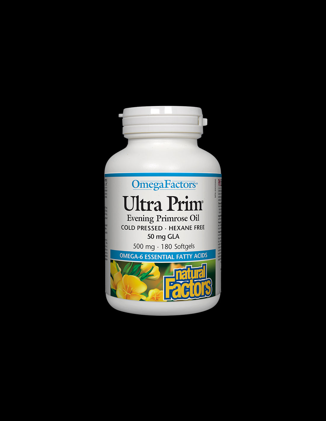 Ultra Prim Evening Primrose Oil 500 mg - 180 Gel capsules - Nutra Best Europe