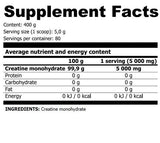 Crea Monohydrate - 400 grams - Nutra Best Europe