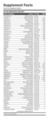 Vita Complex Forte V 52 - 60 Tablets - Nutra Best Europe