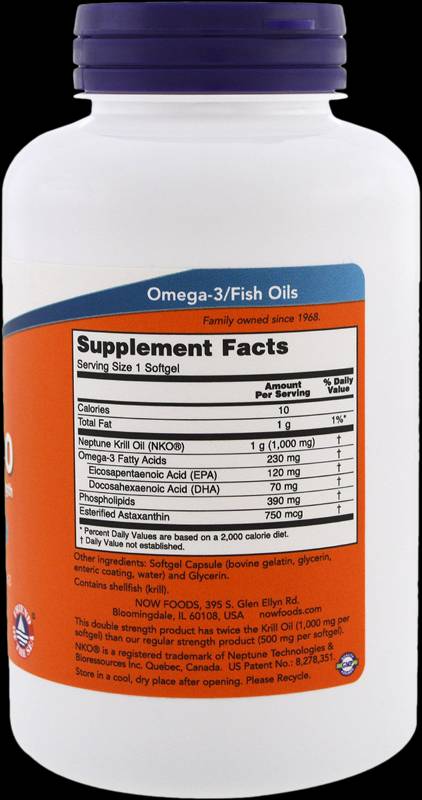 Neptune Krill Oil 500 mg - 120 Gel capsules - Nutra Best Europe