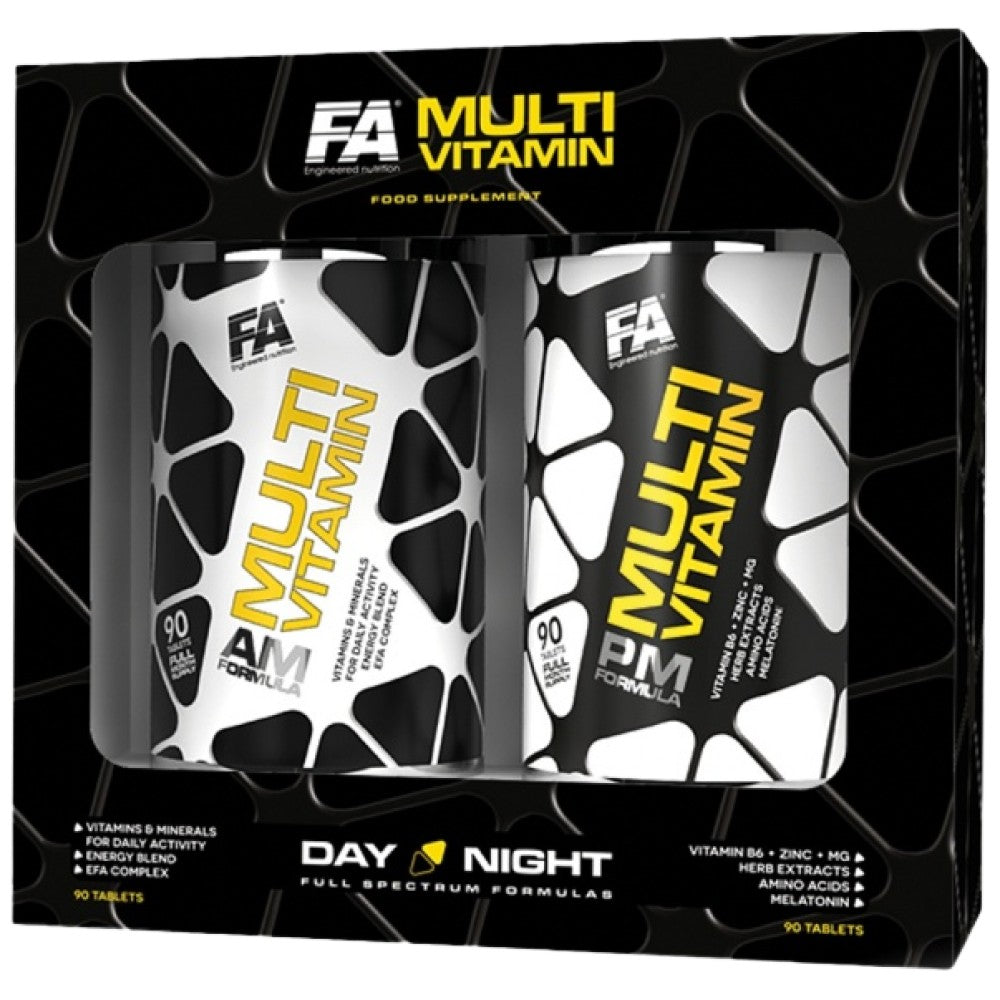 Multivitamin AM & PM Formula - 2 x 90 Tablets - Nutra Best Europe