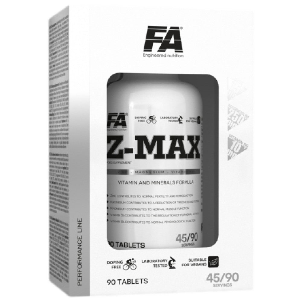 Z-Max / ZMA - 90 Tablets - Nutra Best Europe