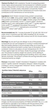 Titanium Pro Plex 5 27 grams - Nutra Best Europe