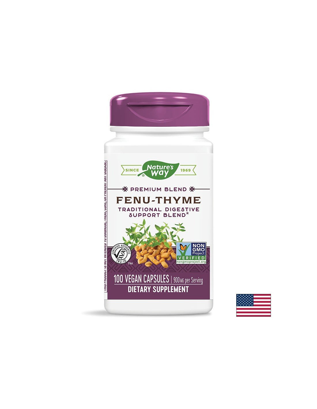 Fenu-Thyme / Fenugreek and thyme x 100 capsules Nature's Way - Nutra Best Europe