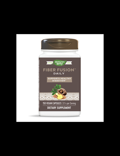 Dietary fiber - Detoxification and weight loss - Fiber Fusion, 150 capsules Nature's Way - Nutra Best Europe