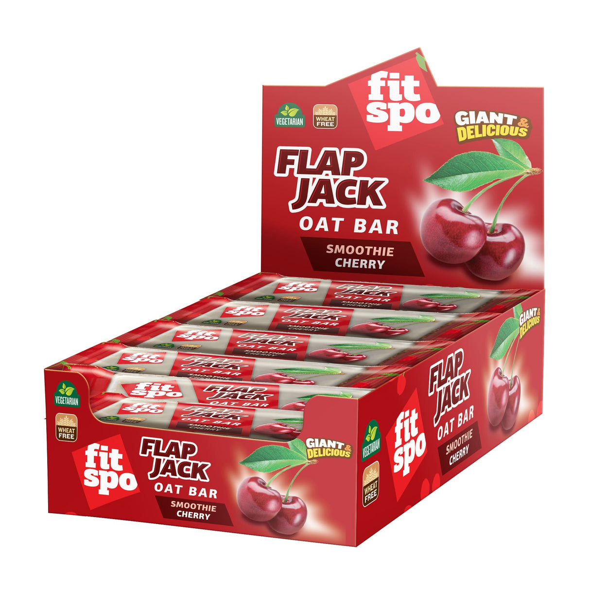 Flap Jack - Energy Oat Bar Cherry x 90 grams - Nutra Best Europe