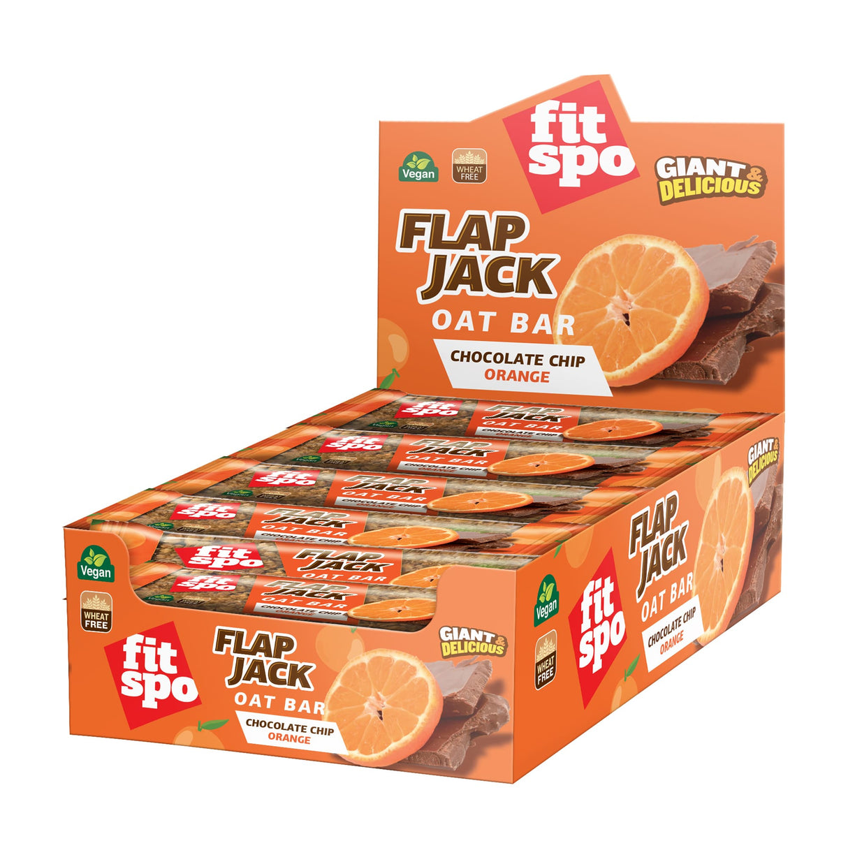 Flap Jack - Energy Oat Bar Orange and Chocolate x 90 grams - Nutra Best Europe