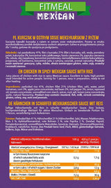 FitMeal Mexican | Ready-to-eat High-Protein Meal - 420 grams - Nutra Best Europe