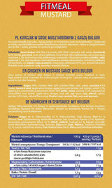 FitMeal Mustard | Ready-to-eat High-Protein Meal - 420 grams - Nutra Best Europe