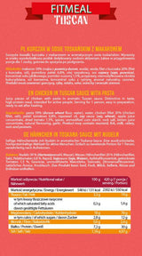 FitMeal Tuscan | Ready-to-eat High-Protein Meal - 420 grams - Nutra Best Europe