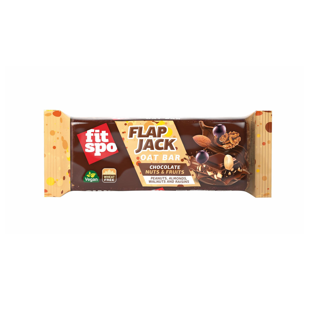 Flap Jack - Energy Oat Bar Nuts and Chocolate x 90 grams - Nutra Best Europe
