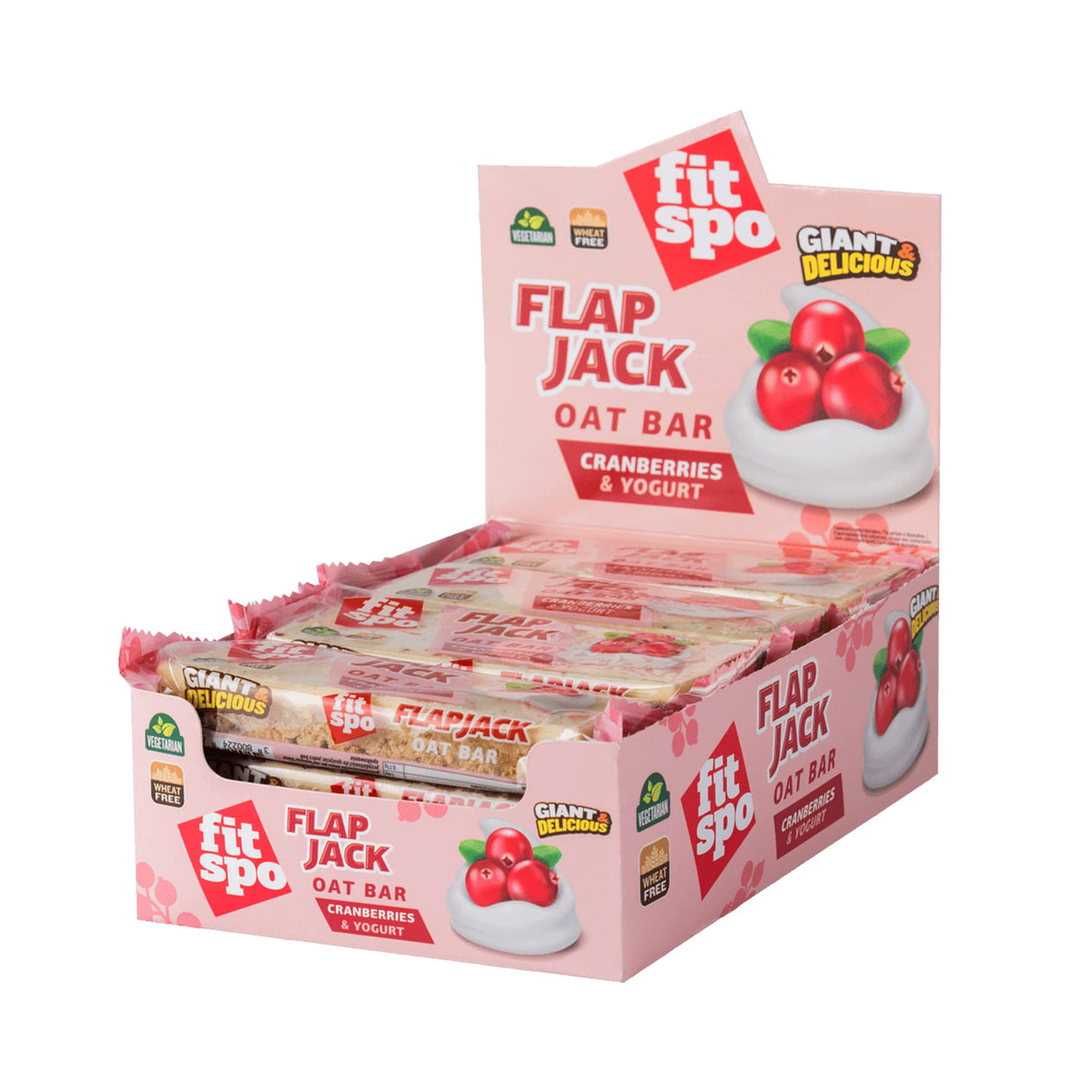 Flap Jack - Energy Oat Bar Cranberries and Yoghurt x 90 grams - Nutra Best Europe