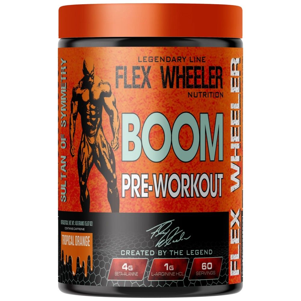 BOOM Pre-Workout Formula - 300 grams - Nutra Best Europe