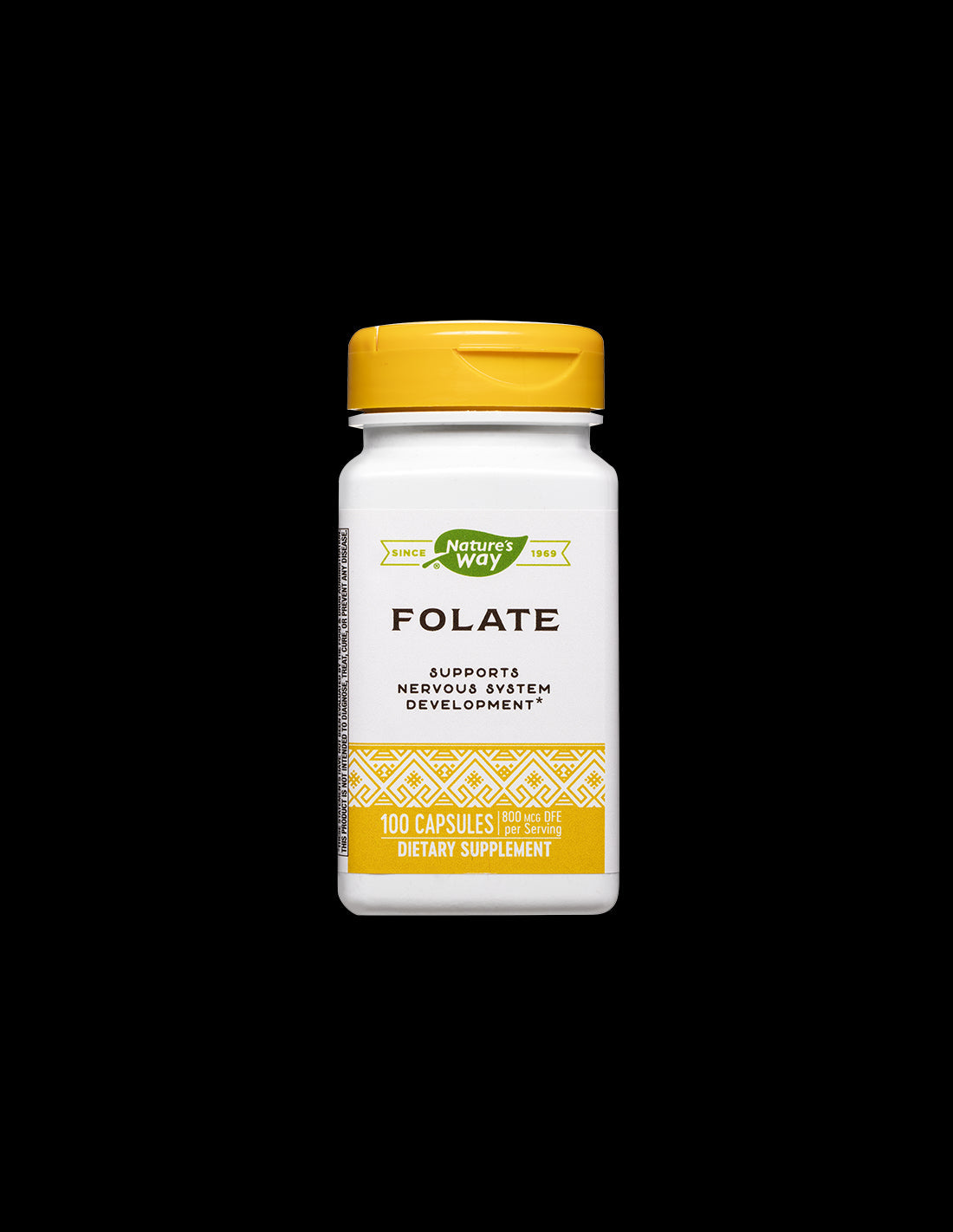 Folate - Folate 800 µg / Folic acid 480 µg, 100 capsules Nature's Way - Nutra Best Europe