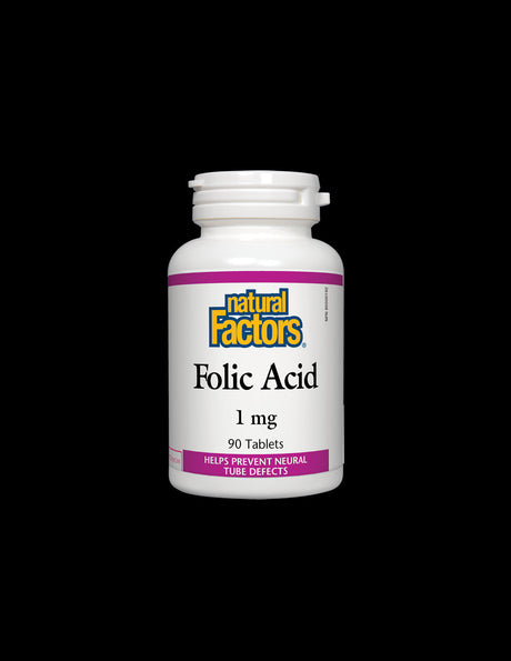 Folic Acid 1 mg - 90 Tablets - Nutra Best Europe
