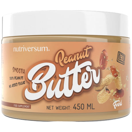Peanut Butter Smooth | Keto Friendly 450 grams - Nutra Best Europe