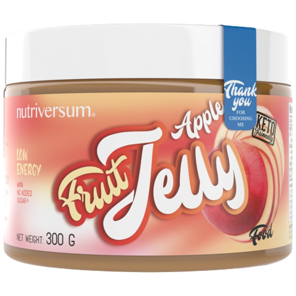 Apple Fruit Jelly | Zero Sugar 300 grams - Nutra Best Europe