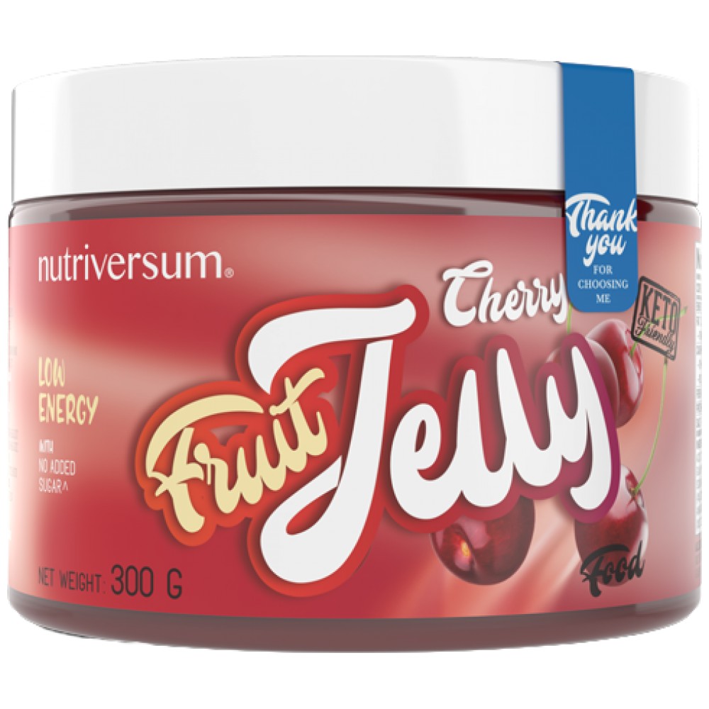 Cherry Fruit Jelly | Zero Sugar 300 grams - Nutra Best Europe