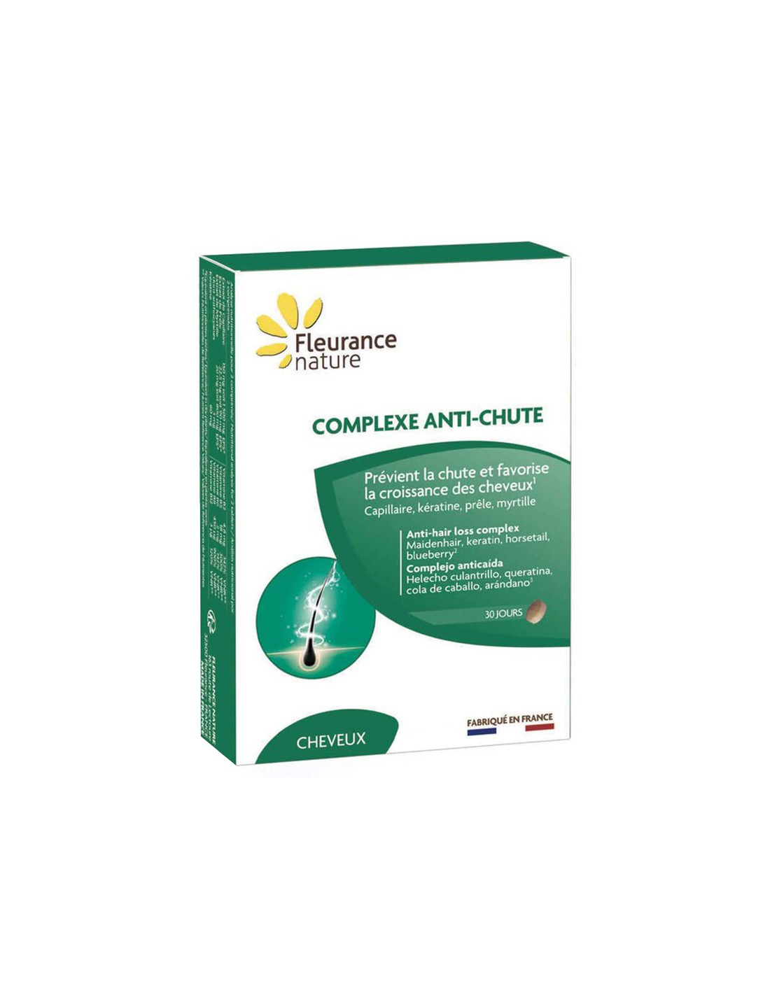 Anti-hair loss formula, 60 tablets - Nutra Best Europe