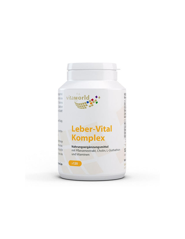 Formula with vitamins and plant extracts for the liver, 120 capsules - Nutra Best Europe