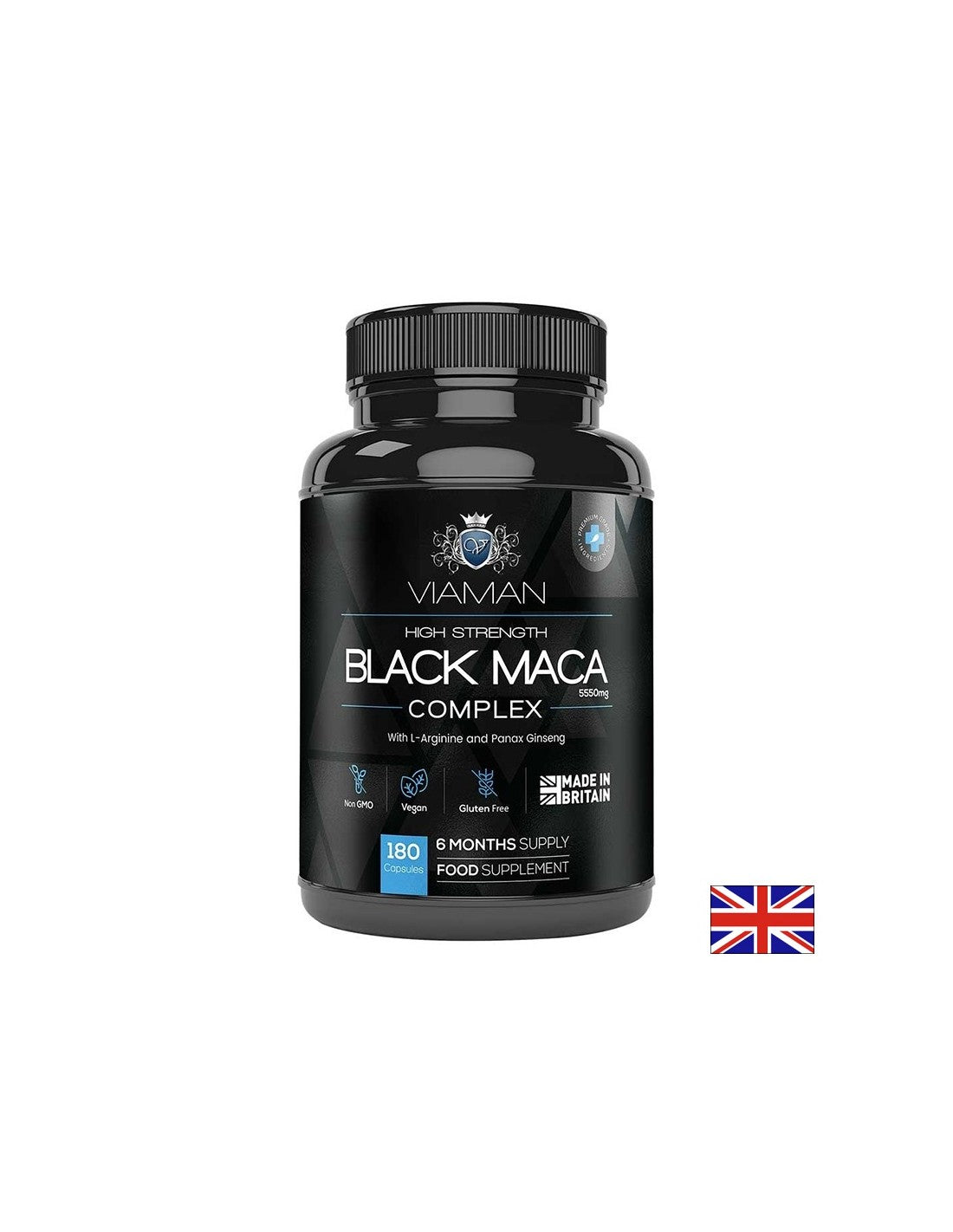 Men's Formula with Black and Yellow Maca and L-Arginine, 180 capsules - Nutra Best Europe