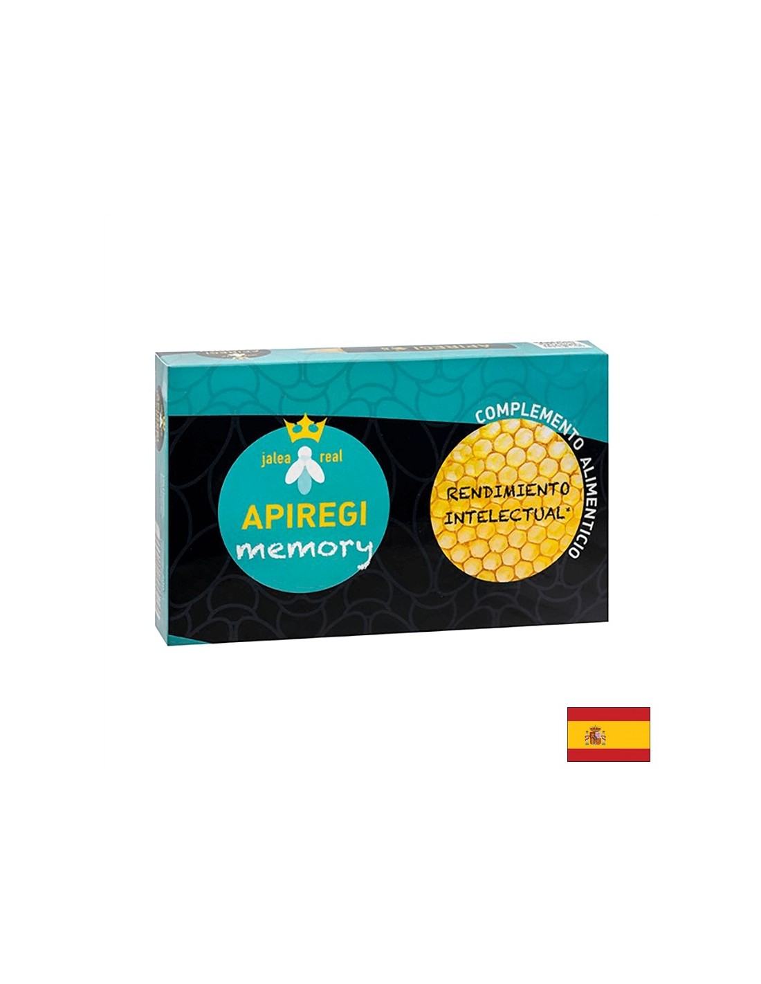 Memory and concentration formula - with royal jelly, herbal extracts and vitamins, 20 ampoules x 10 ml - Nutra Best Europe