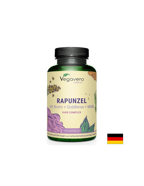 Формула за здрава, гъста и красива коса (с растителни екстракти, витамини, минерали и аминокиселини), 120 капсули - Nutra Best Europe