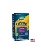 Fortify™ Optima® Daily Probiotic + Prebiotic - Fortify Optima Probiotic, 35 Billion Active Probiotics, 30 Capsules Nature's Way - Nutra Best Europe