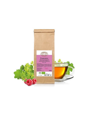 Frauentee mit Frauenmantel und Himbeerblättern Bio-Tee - Bio tea for women's hormonal balance, 100 g Bärbel Drexel - Nutra Best Europe