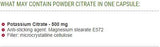Potassium Citrate 500 mg 60 capsules - Nutra Best Europe