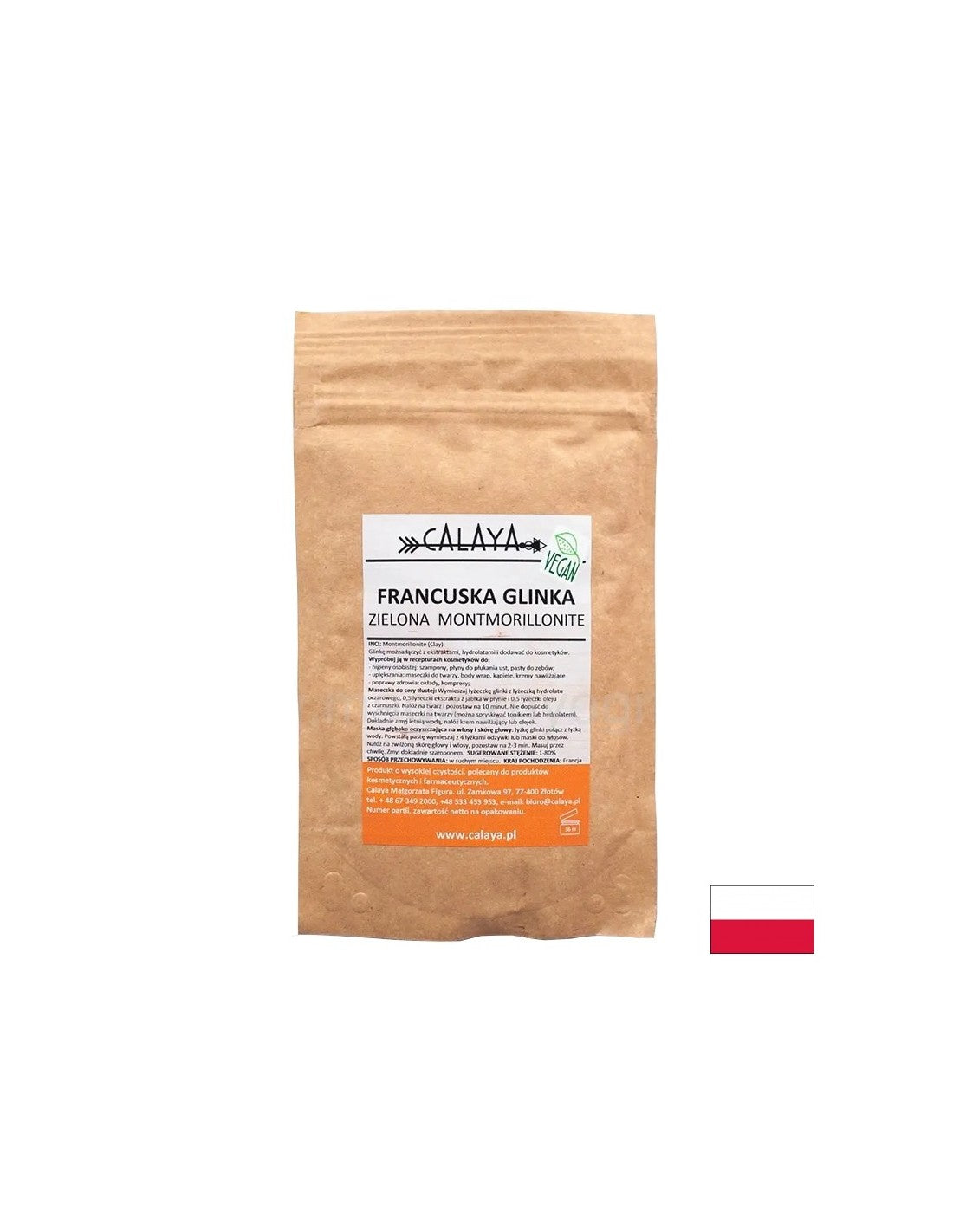 French Montmorillonite Green Clay, 100 g powder - Nutra Best Europe