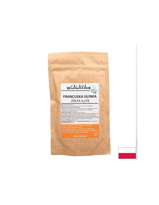 French yellow illite clay, 100 g - Nutra Best Europe