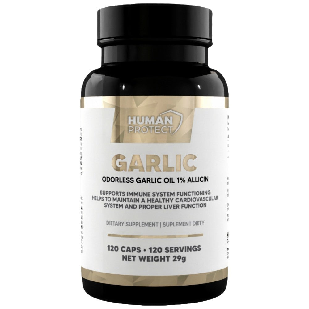 Garlic 15 mg | with 1% Allicin - 120 capsules - Nutra Best Europe