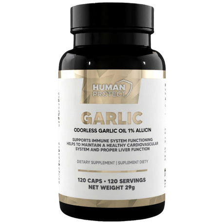 Garlic 15 mg | with 1% Allicin - 120 capsules - Nutra Best Europe