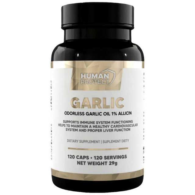 Garlic 15 mg | with 1% Allicin - 120 capsules - Nutra Best Europe