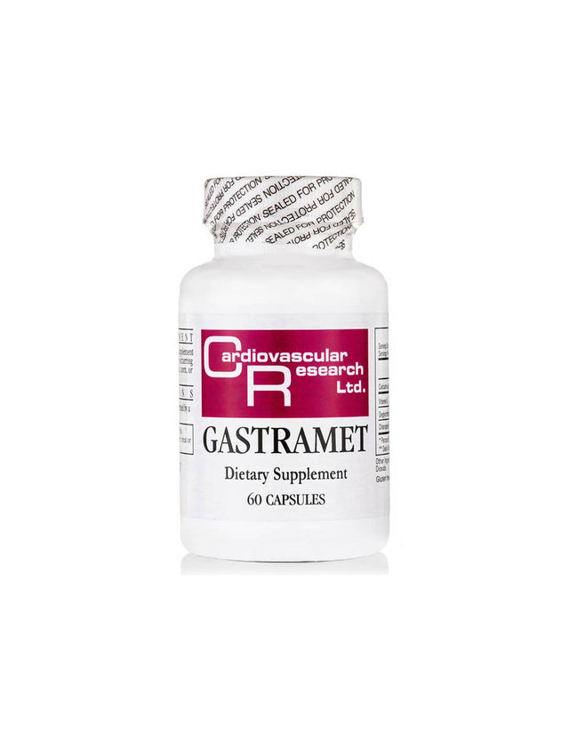 Gastritis, colitis and ulcer - Gastramet - to protect the gastric mucosa, 60 capsules - Nutra Best Europe